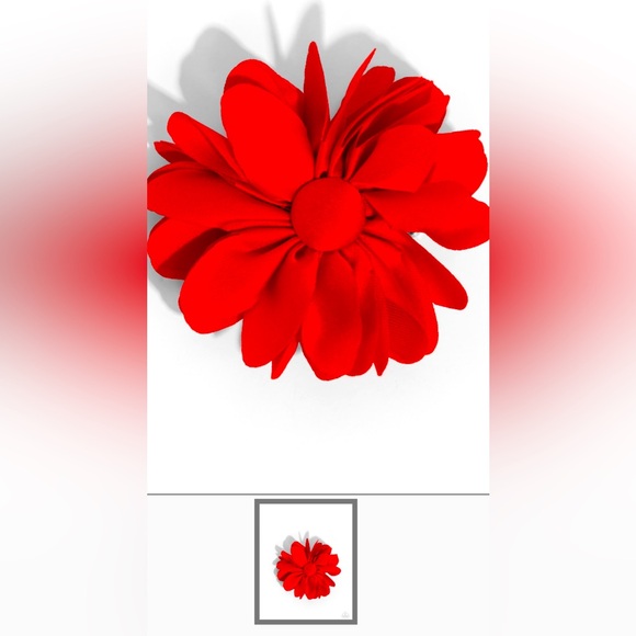 ❤️🌺❤️ BEAUTIFUL❗️ PAPARAZZI “MATERIAL GIRL GARDEN” RED HAIR CLIP❗️❤️🌺❤️ - Picture 2 of 2